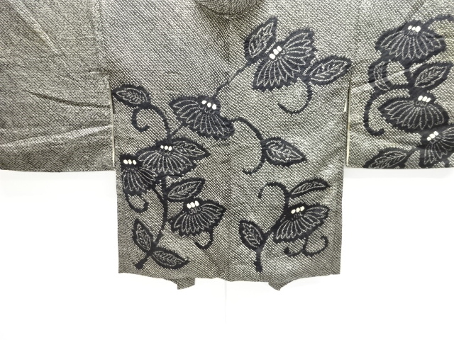 Japanese Kimono / Chirimen Kinsha Silk
